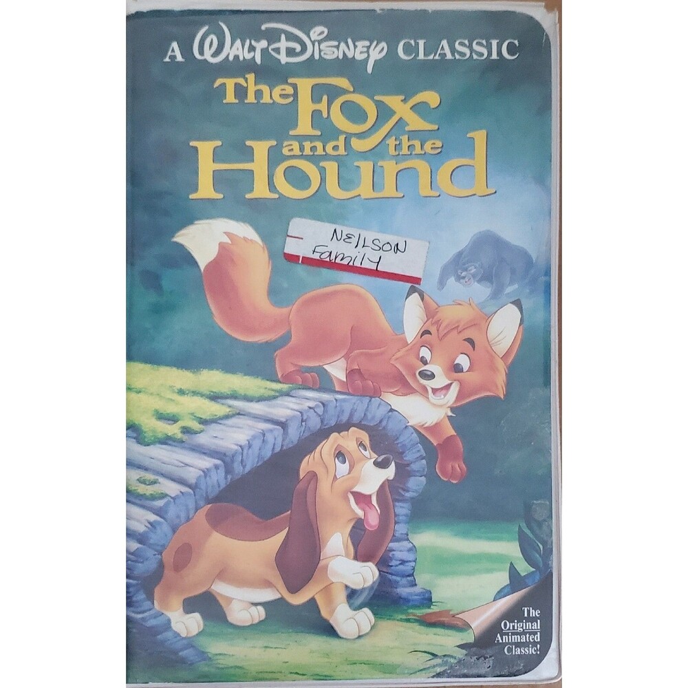 The Fox and the Hound VHS 1994 Disney Classics Clamshell Preowned Good